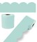 Carson Dellosa 65Ft of Sea Glass Green Bulletin Board Borders, 1 Roll of Pastel Scalloped Trim for Rolling Whiteboard, Cork and Posterboard, Party, Easter, Spring Decorations, and Classroom Decor